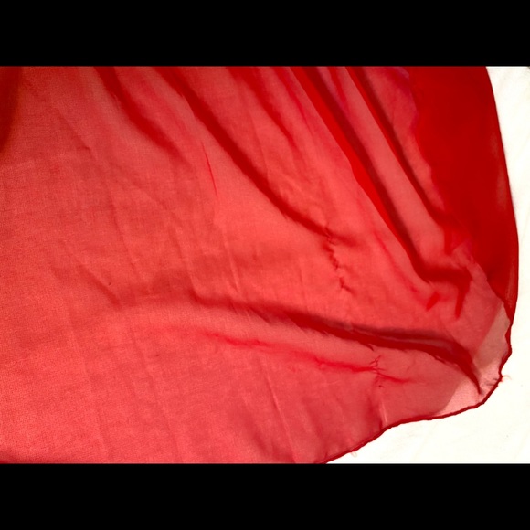 💋3/$10 Red summer dress/swimsuit coverup - Picture 5 of 9